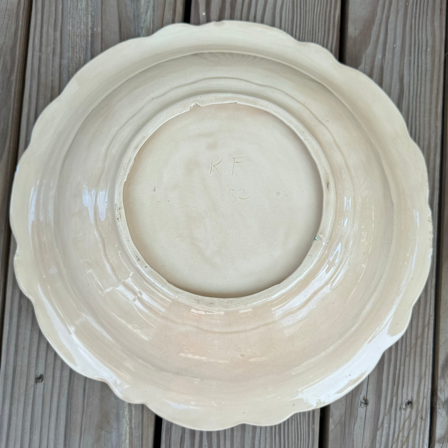 Antique Pitcher & Basin Set (Rose Pattern)