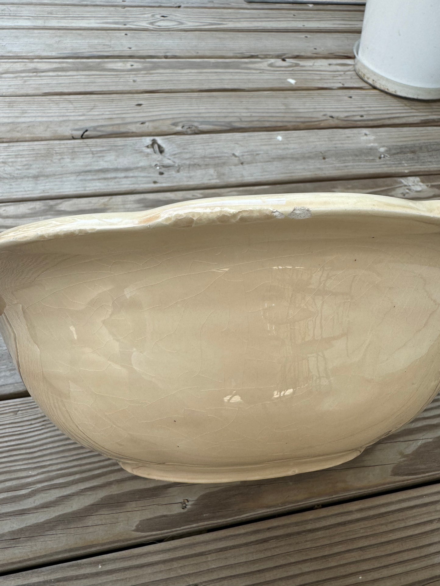 Antique Pitcher & Basin Set (Rose Pattern)