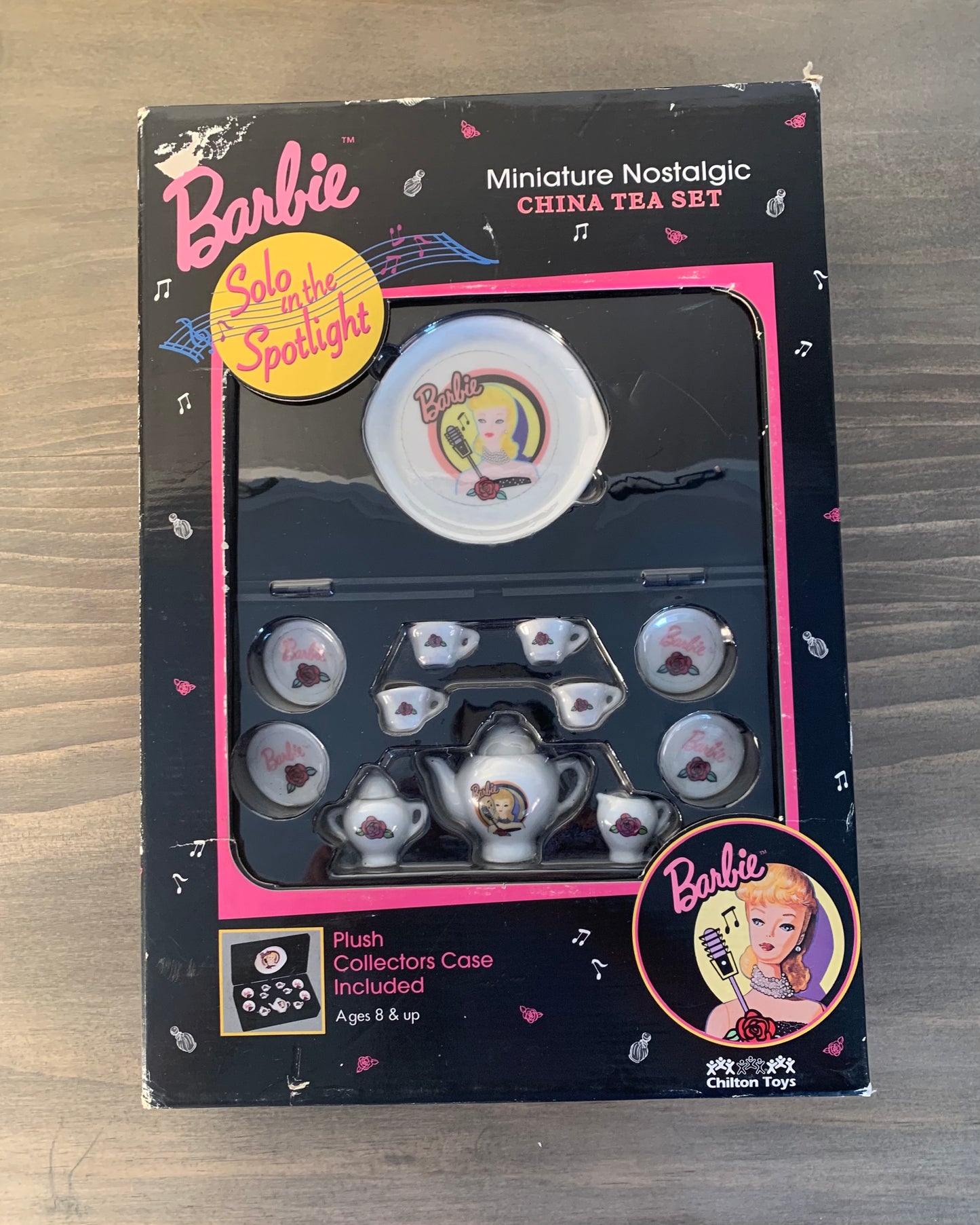 Barbie SOLO IN THE SPOTLIGHT MINIATURE TEA SET new in box