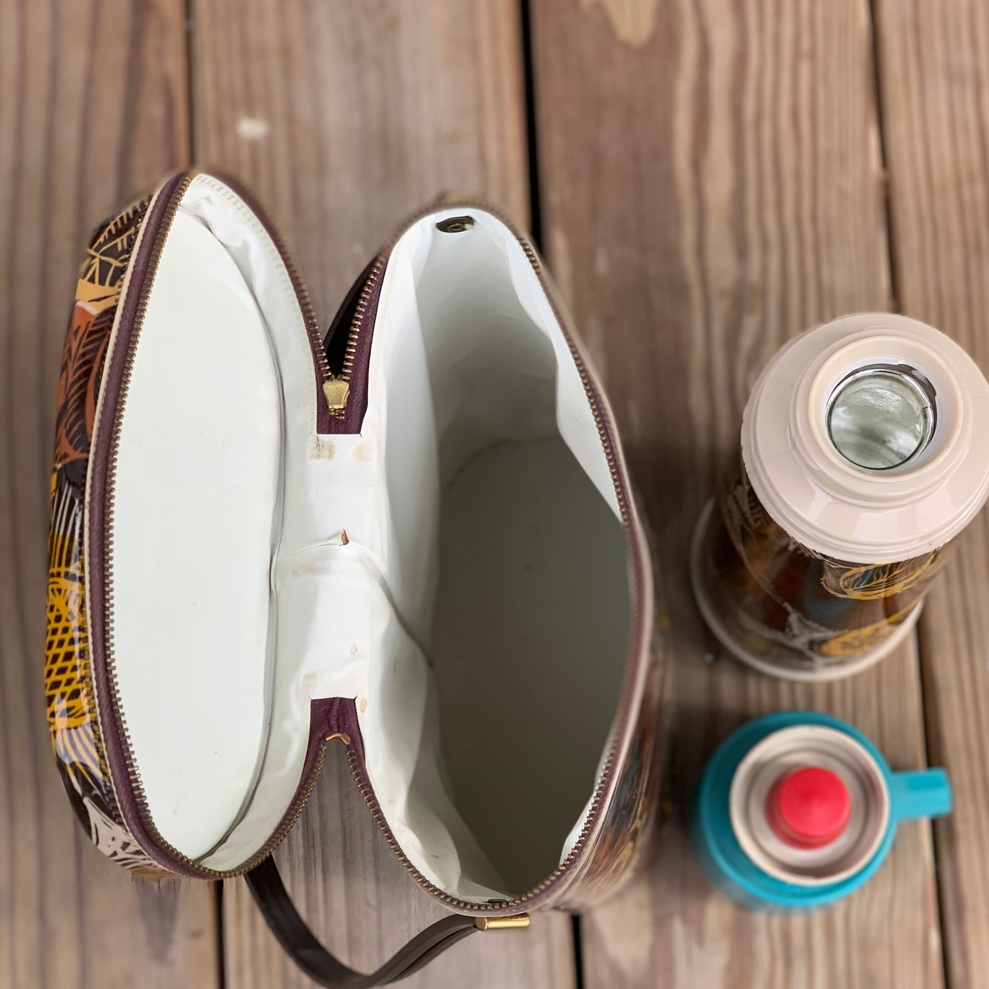 Rare Vintage Aladdin "The Gadabout" Thermos w/ Case