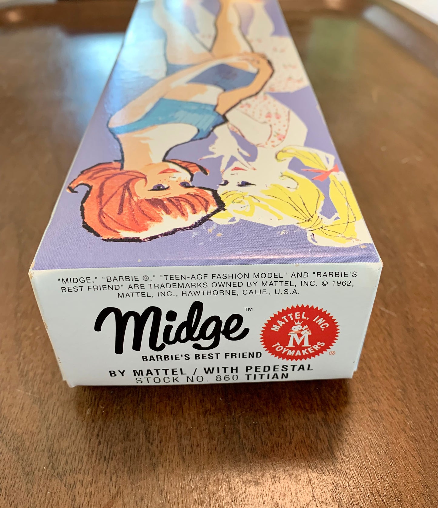 1962 Barbie's Friend Midge in original box stock no 860