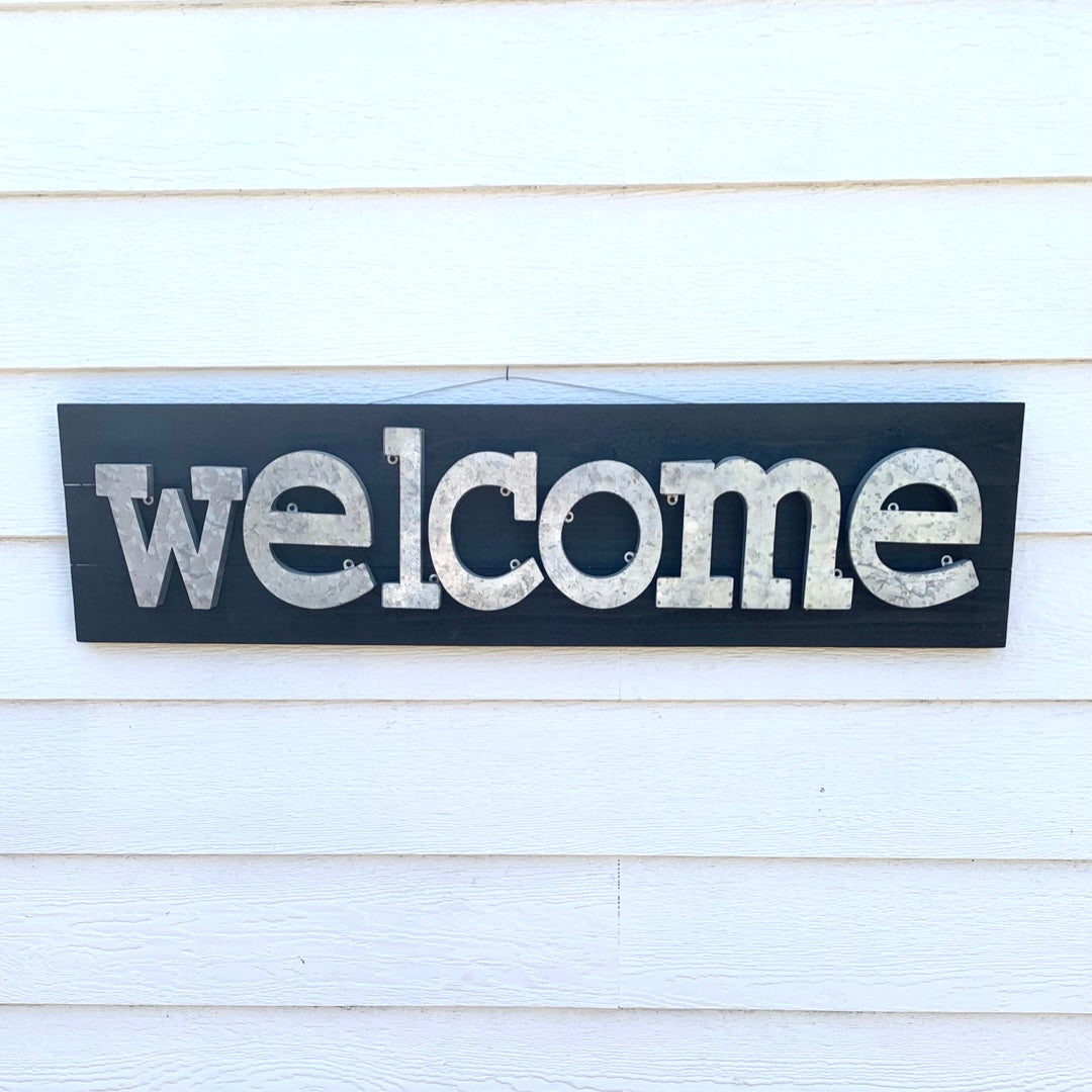 Rustic Welcome Sign