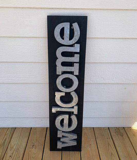Rustic Welcome Sign