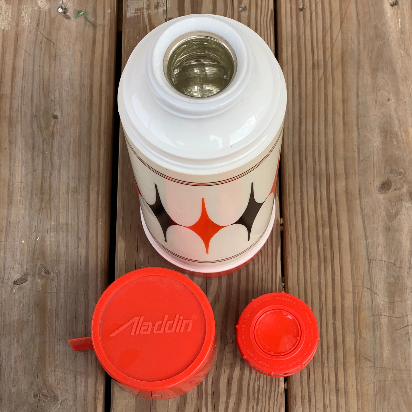 Mid century Aladdin Vanguard thermos